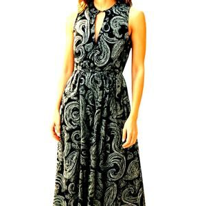 Studio One XL Blue Women's Sleeveless  Romper Jumper Maxi BOHO Size 16 18